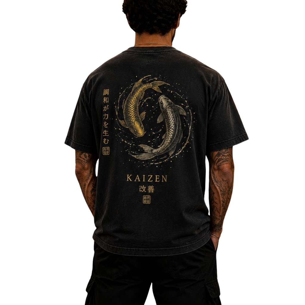 Harmony Koi Oversized Heavyweight T Shirt
