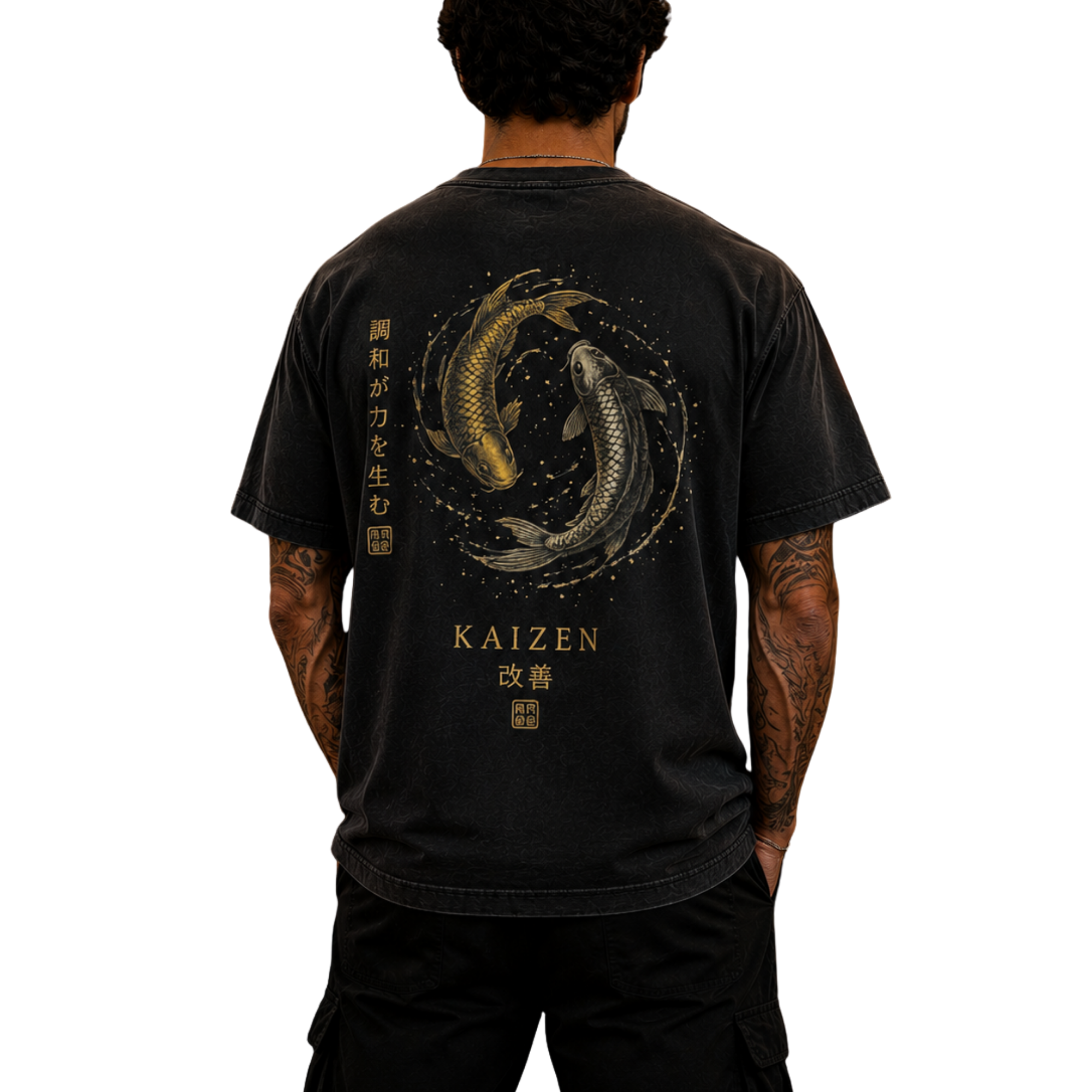 Harmony Koi Oversized Heavyweight T Shirt