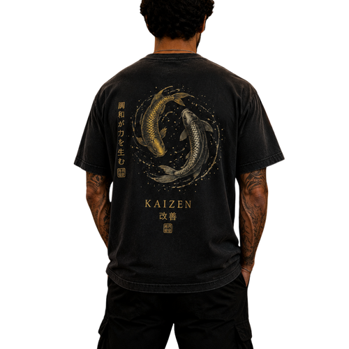 Harmony Koi Oversized Heavyweight T Shirt